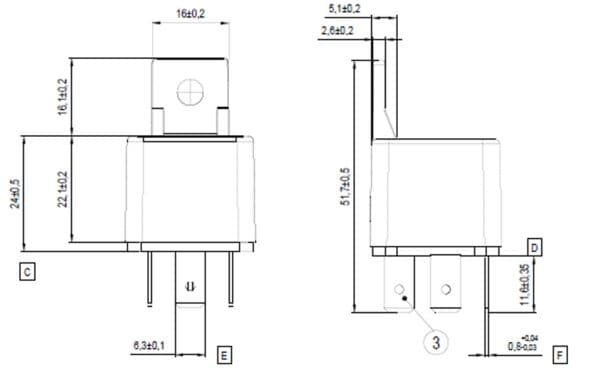 Röle, kilitleyici- 6