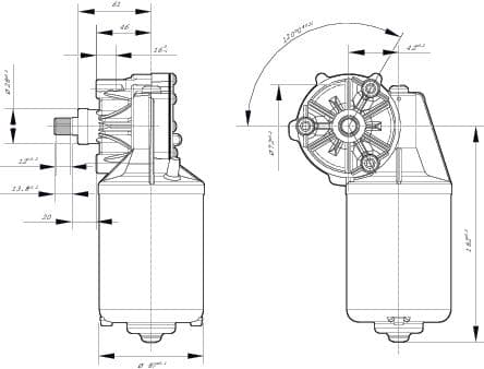 Cam silecek motoru 7