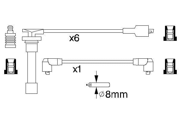Ateşleme hattı seti 5