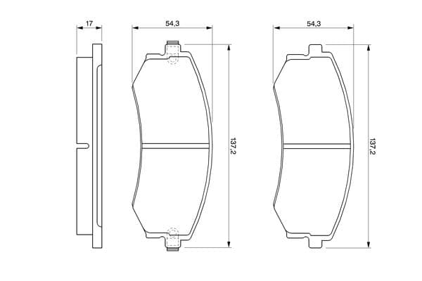 Diskli fren balatası seti; ön 8