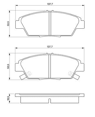 Diskli fren balatası seti; ön 5