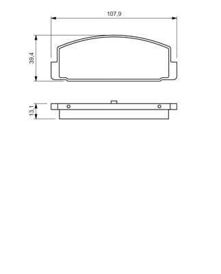 Diskli fren balatası seti; arka 7