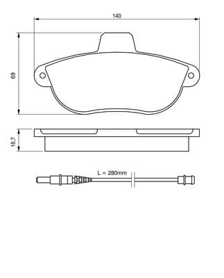 Diskli fren balatası seti; ön 7