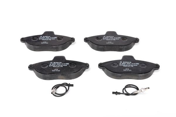 Diskli fren balatası seti; ön 6