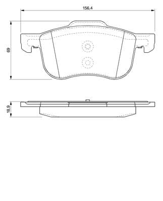 Diskli fren balatası seti; ön 7