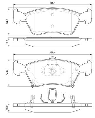 Diskli fren balatası seti; ön 7