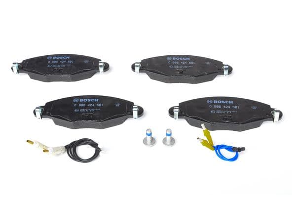 Diskli fren balatası seti; ön 6