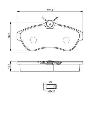 Diskli fren balatası seti; ön 5