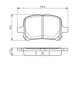 Diskli fren balatası seti; ön 5
