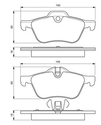 Diskli fren balatası seti; ön 5