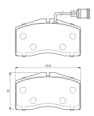 Diskli fren balatası seti; ön 5