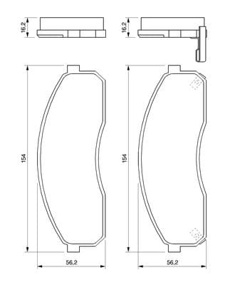 Diskli fren balatası seti; ön 5