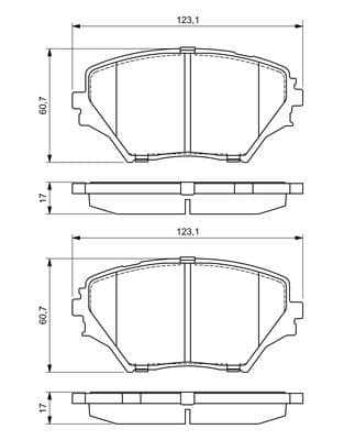 Diskli fren balatası seti; ön 5