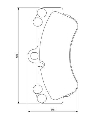 Diskli fren balatası seti; ön 6