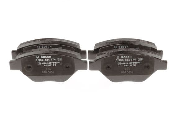 Diskli fren balatası seti; ön 1