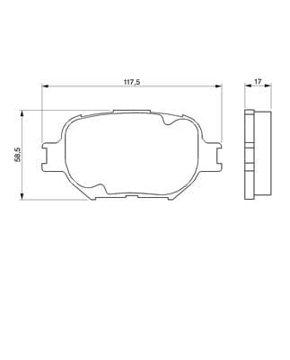 Diskli fren balatası seti; ön 5