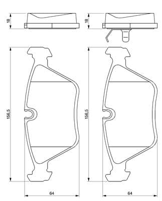 Diskli fren balatası seti; ön 5