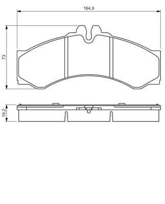 Diskli fren balatası, diskli fren balatası seti 6