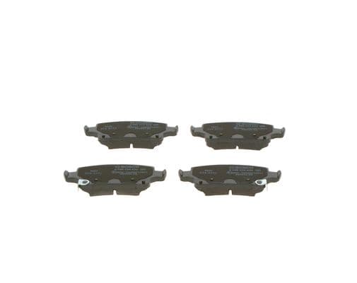 Diskli fren balatası seti; arka 6