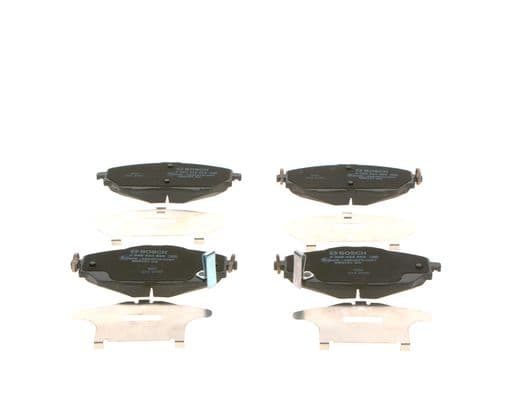 Diskli fren balatası seti; ön 6