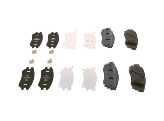 Diskli fren balatası seti; arka 2