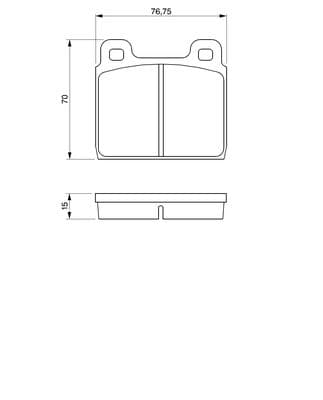 Diskli fren balatası seti; ön 5