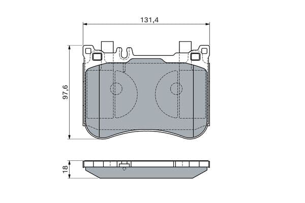 Diskli fren balatası seti; ön 5
