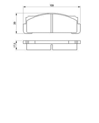 Diskli fren balatası seti; ön 5