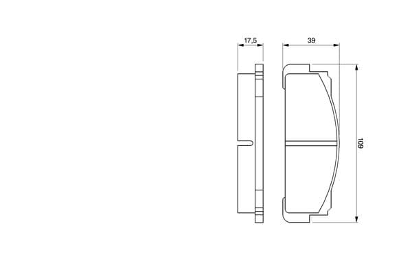 Diskli fren balatası seti; ön 6