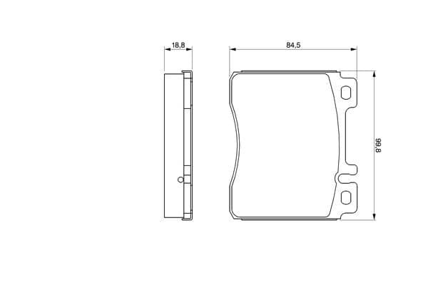 Diskli fren balatası seti; ön 6