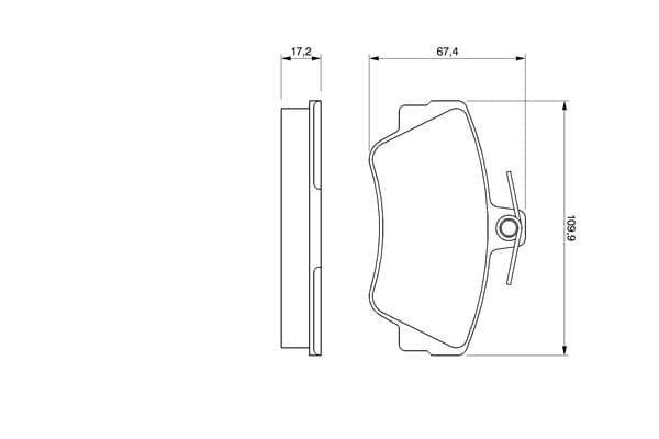 Diskli fren balatası seti; ön 5