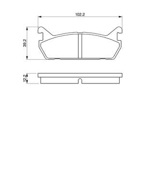 Diskli fren balatası seti; arka 5