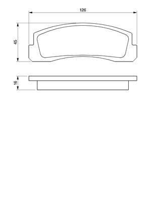 Diskli fren balatası seti; ön 6