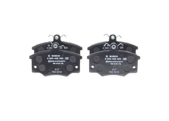 Diskli fren balatası seti; ön 1