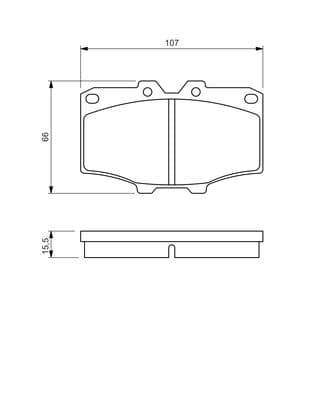 Diskli fren balatası seti; ön 6