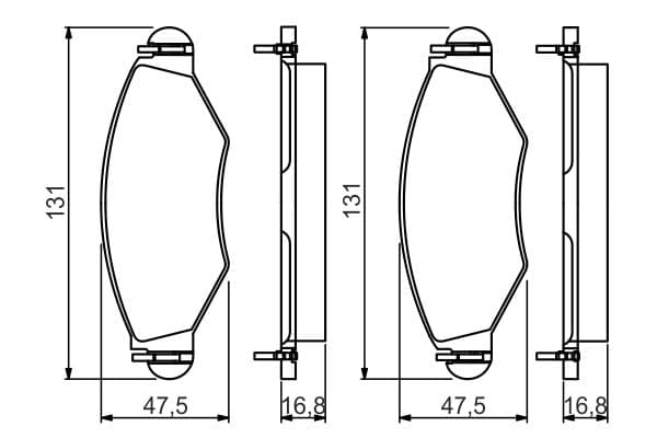 Diskli fren balatası seti; ön 7