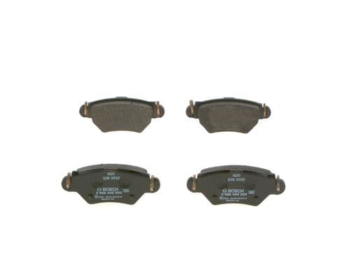 Diskli fren balatası seti; arka 3