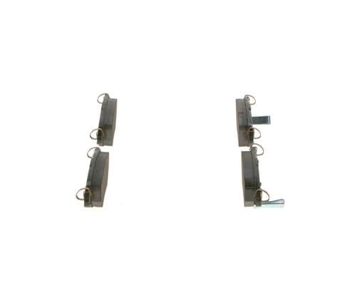 Diskli fren balatası seti; arka 4