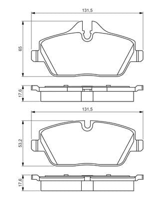 Diskli fren balatası seti; ön 7