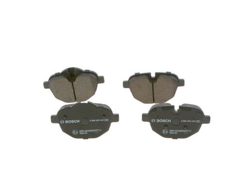 Diskli fren balatası seti; arka 1