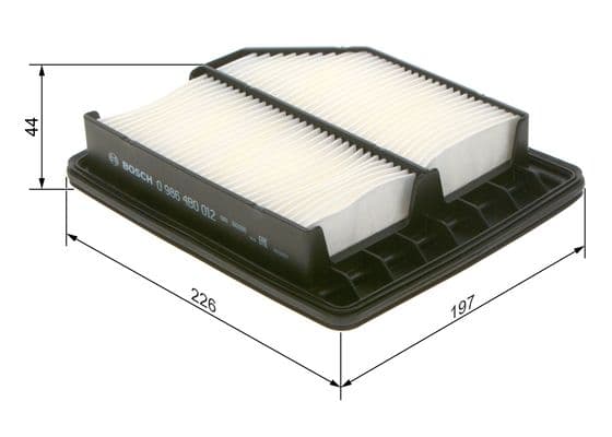 Grey Line hava filtresi elemanı, Motor 1