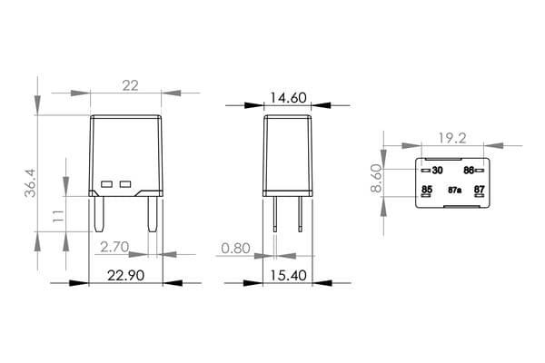 Röle, kilitleyici- 5