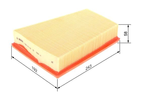 Hava filtresi elemanı, Motor 5