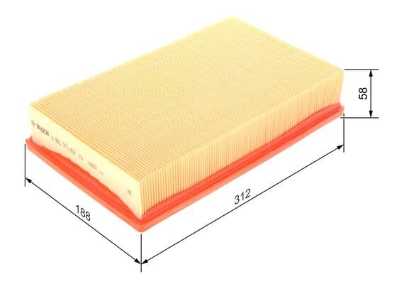 Hava filtresi elemanı, Motor 5