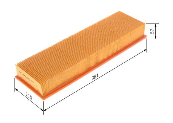 Hava filtresi elemanı, Motor 5