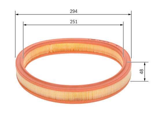 Hava filtresi elemanı, Motor 5