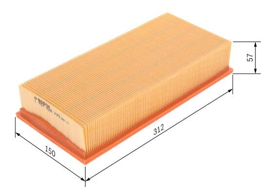 Hava filtresi elemanı, Motor 5