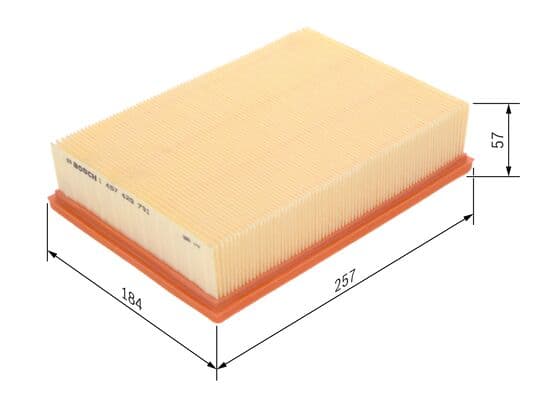 Hava filtresi elemanı, Motor 5