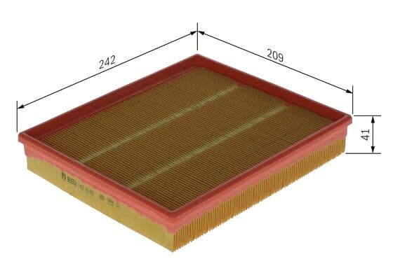 Hava filtresi elemanı, Motor 5