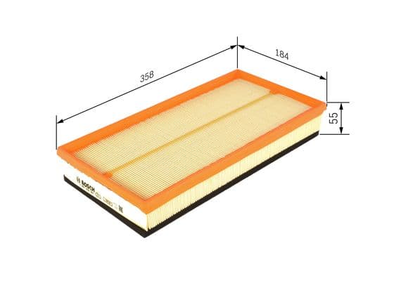 Hava filtresi elemanı, Motor 1